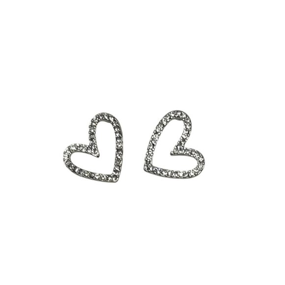 3 Pair  Elegant Stud Earring Sets: Heart, Pearl, and Crystal Gem Stone‎ Designs - Picture 3 of 5